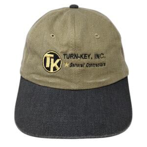 Headshot Baseball Cap Green Black One Size General Contractors Turn-Key Inc Hat